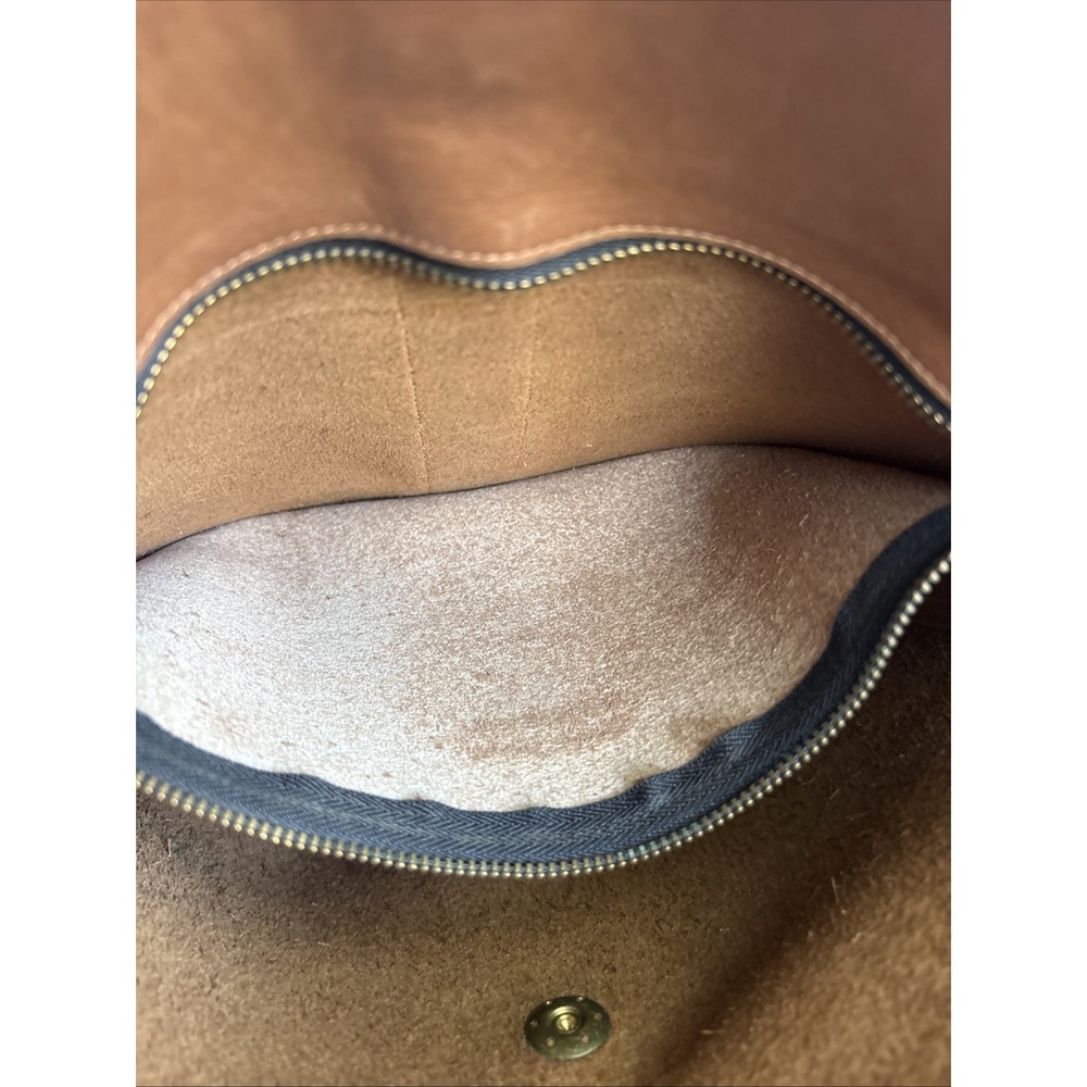 Vintage COACH Nottingham Binocular Crossbody Bag Tabac British Tan Leather USA - Picture 13 of 16